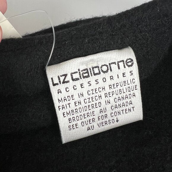 Vintage Liz Claiborne Wool Beret Cap Hat Winter Fall French European Embroidered - Picture 7 of 9